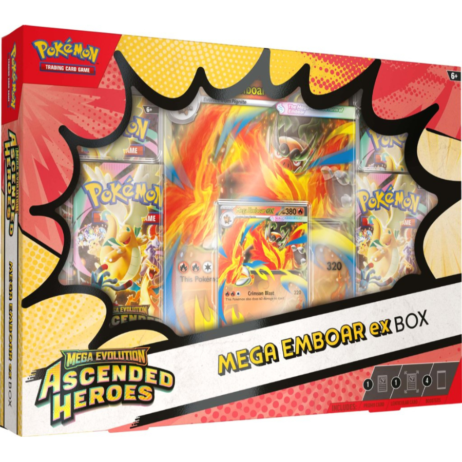 Pokemon TCG Mega Evolution Ascended Heroes Ex Box Assorted