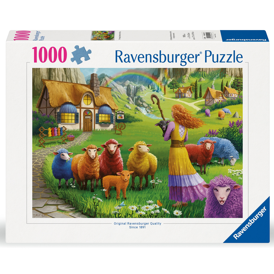 Ravensburger Puzzle 1000 Piece Colourful Wool SF