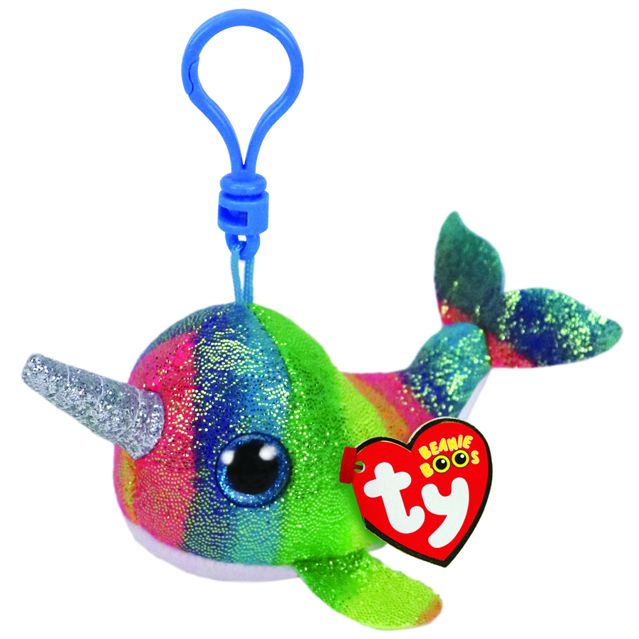 Beanie Boos Clips Nori Narwhal