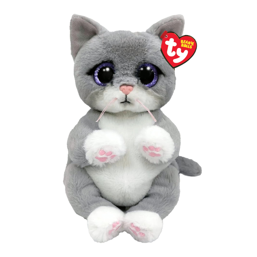 Ty Beanie Boos Regular Plush Morgan Grey Cat