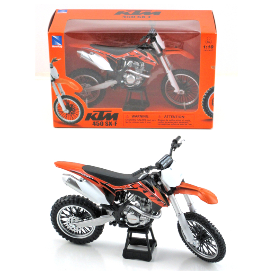 Diecast Motorcross Dirt Bike 10th Scale KTM 450 SX-F