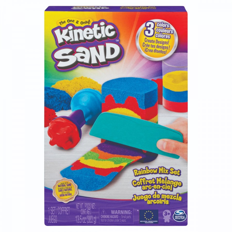 Kinetic Sand Rainbow Mix Set