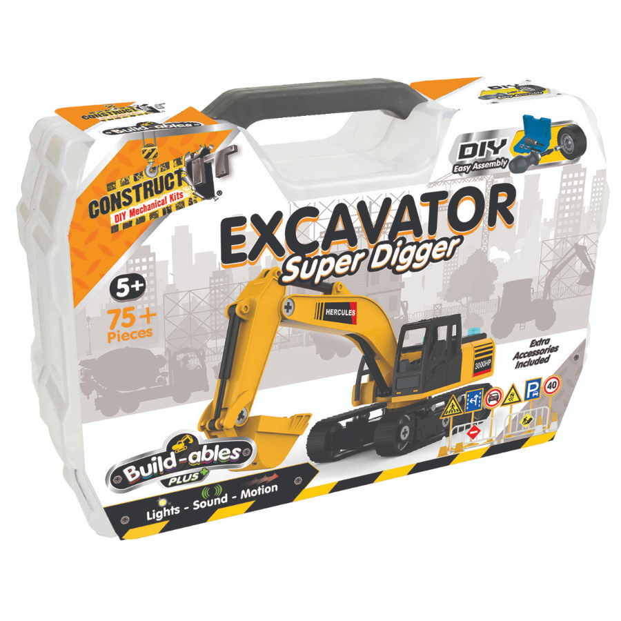 Construct It Buildables Excavator 