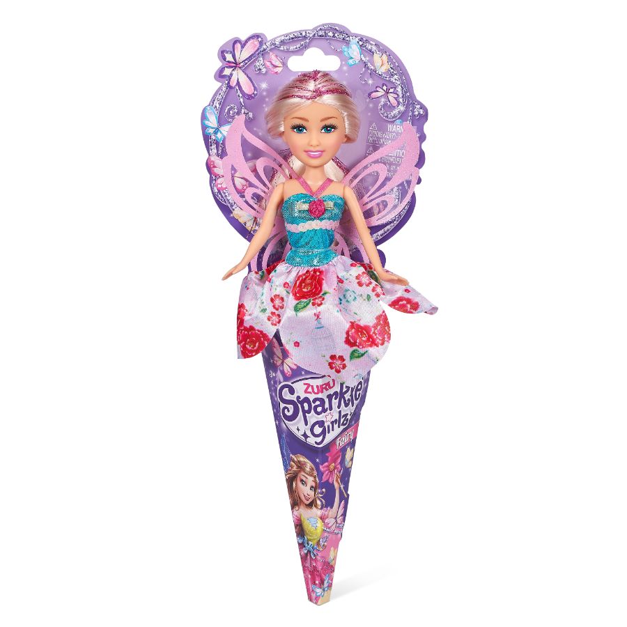 Sparkle Girlz Doll In Cone Fairy Assorted