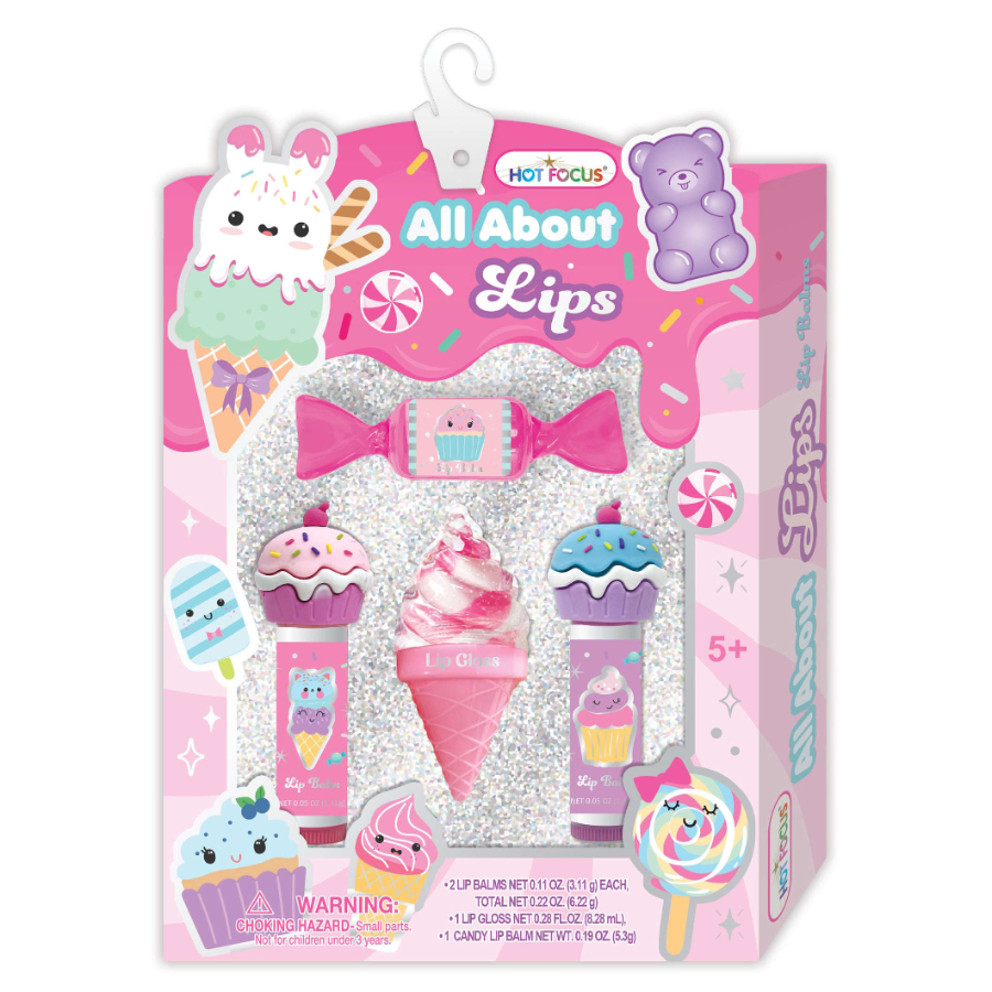 All About Lips Balm & Gloss 4 Pack