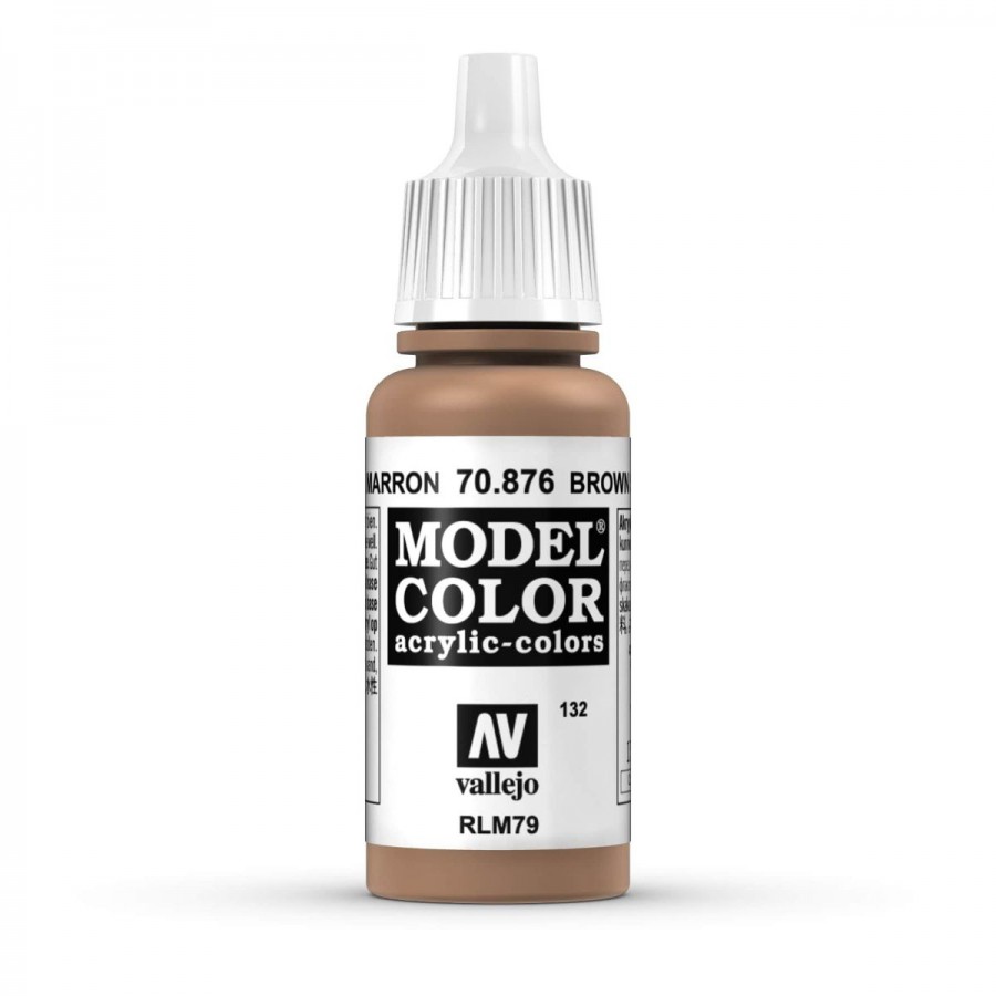 Vallejo Acrylic Paint Model Colour Brown Sand 17-18ml