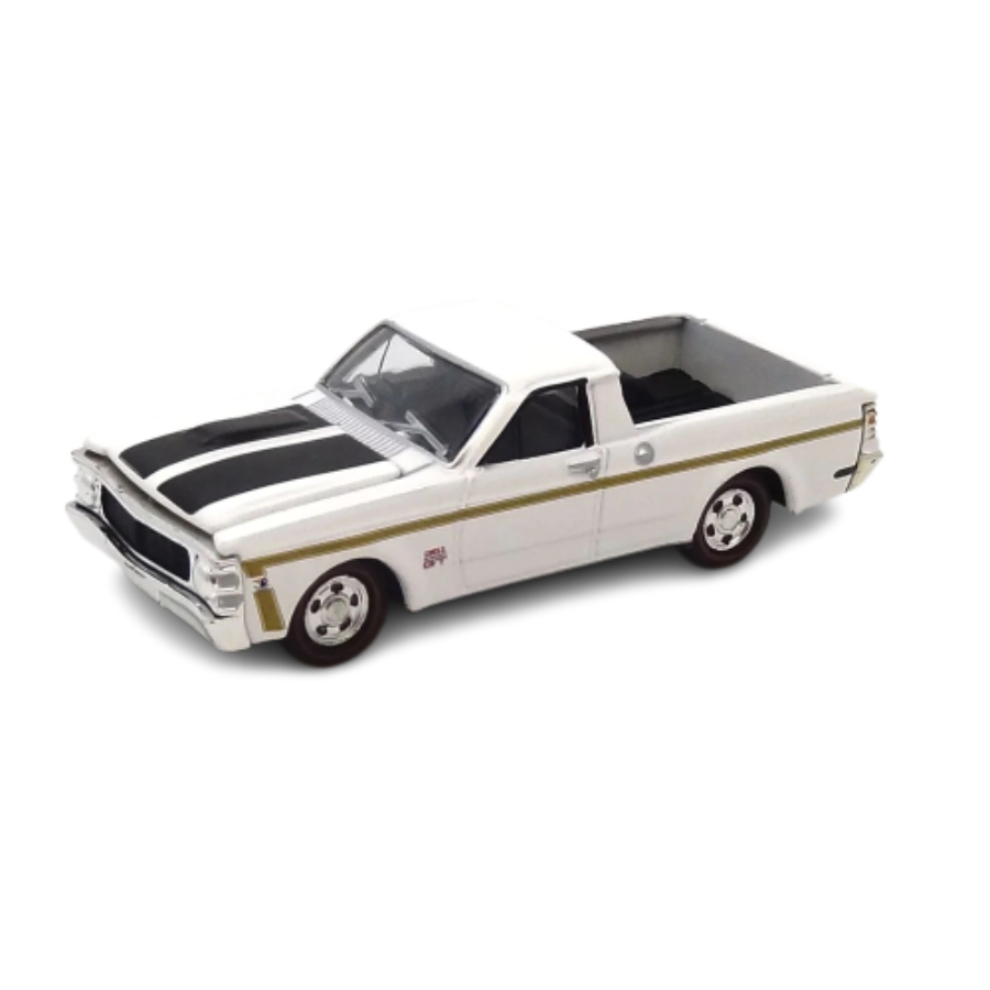 Cooee Classics Diecast 1:64 Ford XW GT V8 Falcon Ute Sno White