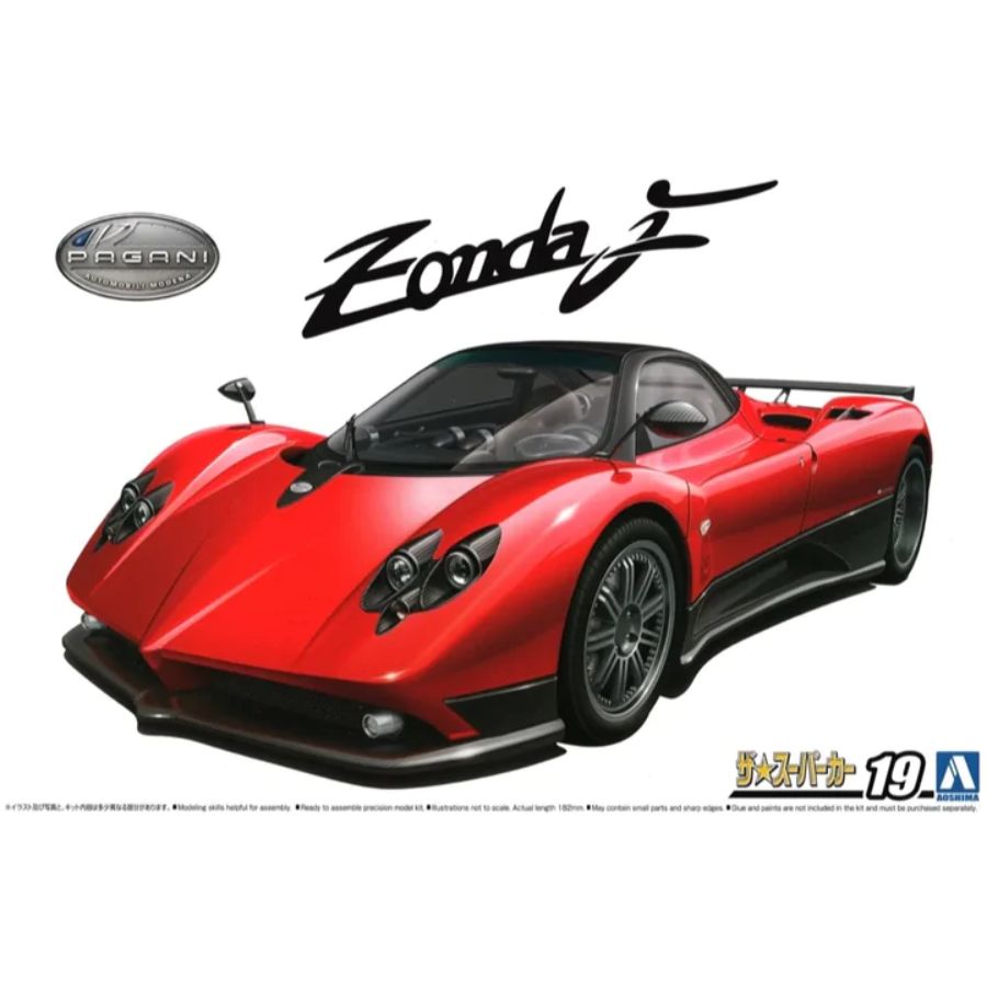 Aoshima Model Kit 1:24 05 Pagani Zonda F