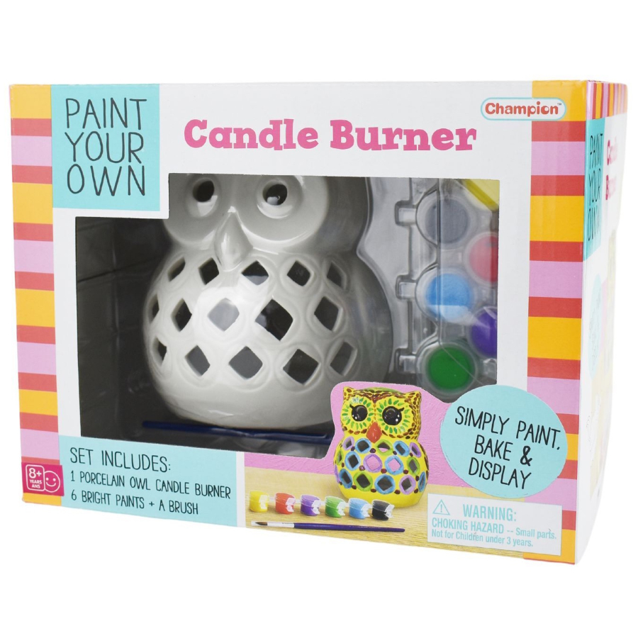 Paint Your Own Owl Candle Burner Craft Kit