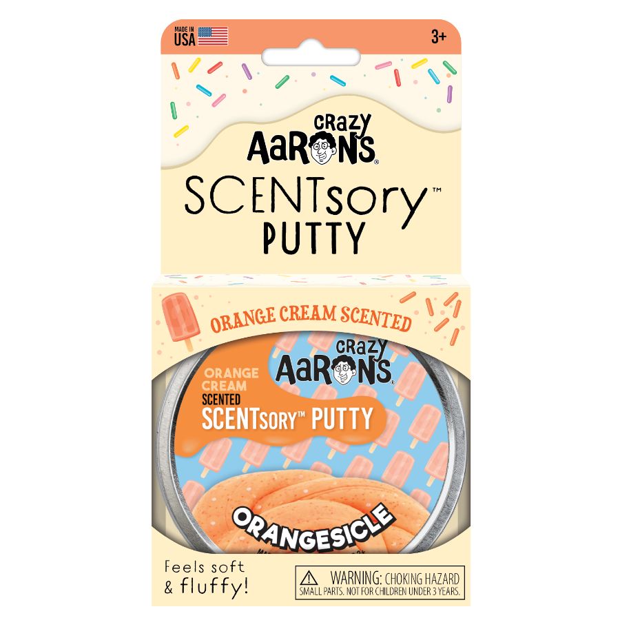 Crazy Aarons Scentsory Putty 7cm Tin Orangesicle