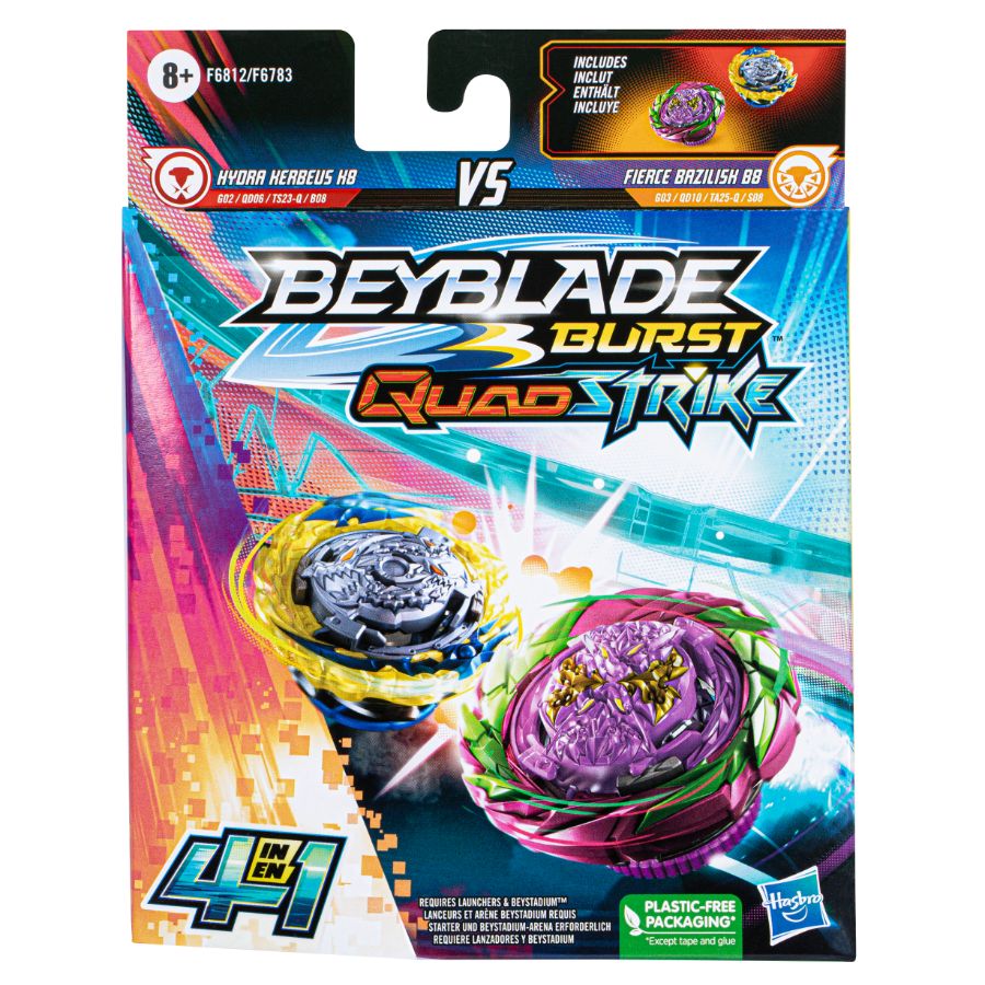 Beyblade Quad Strike Dual Pack Assorted