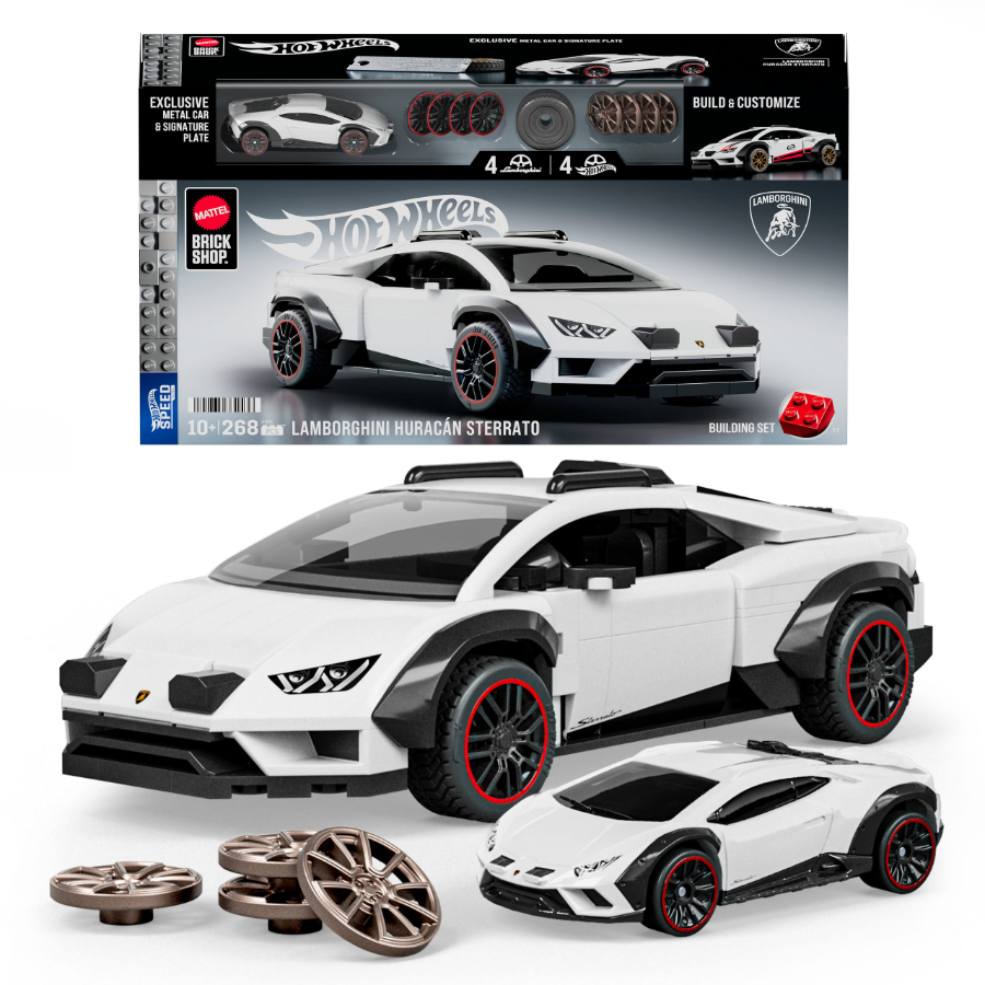 Mattel Brick Shop Hot Wheels Speed Series Lamborghini Huracan Sterrato