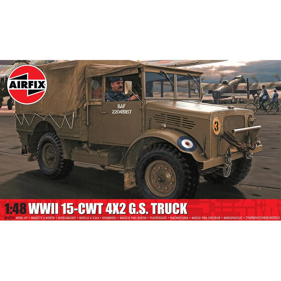 Airfix Model Kit 1:48 WWII 15-CWT 4x2 GS Truck