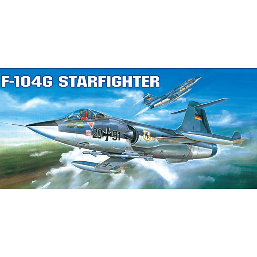 Academy Model Kit 1:72 F104G Lockheed Starfighter
