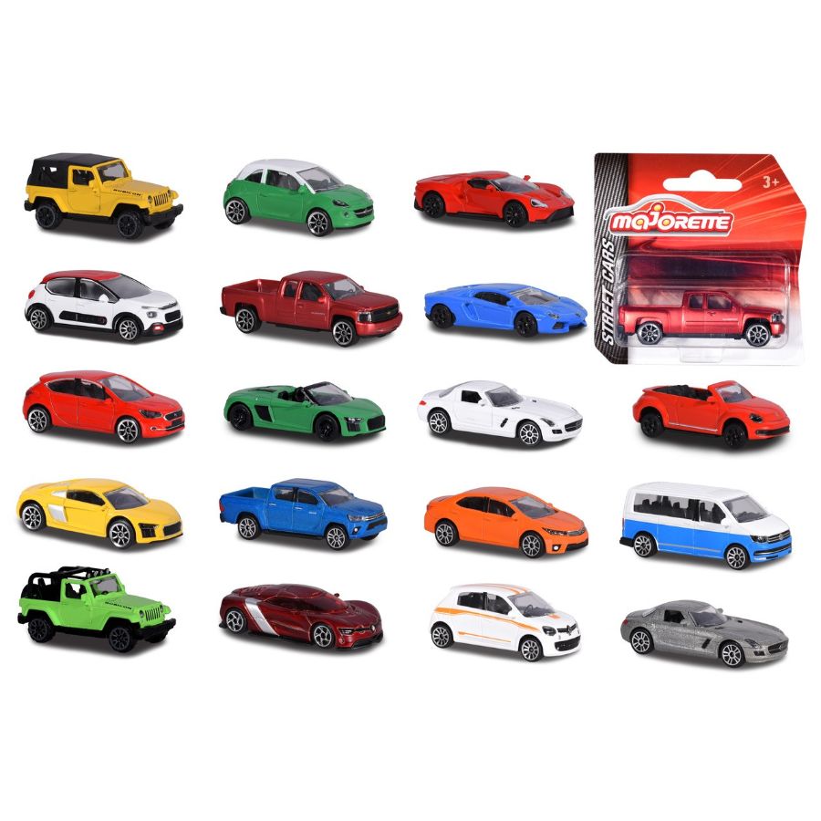 Majorette Diecast Cars Street Car Assorted