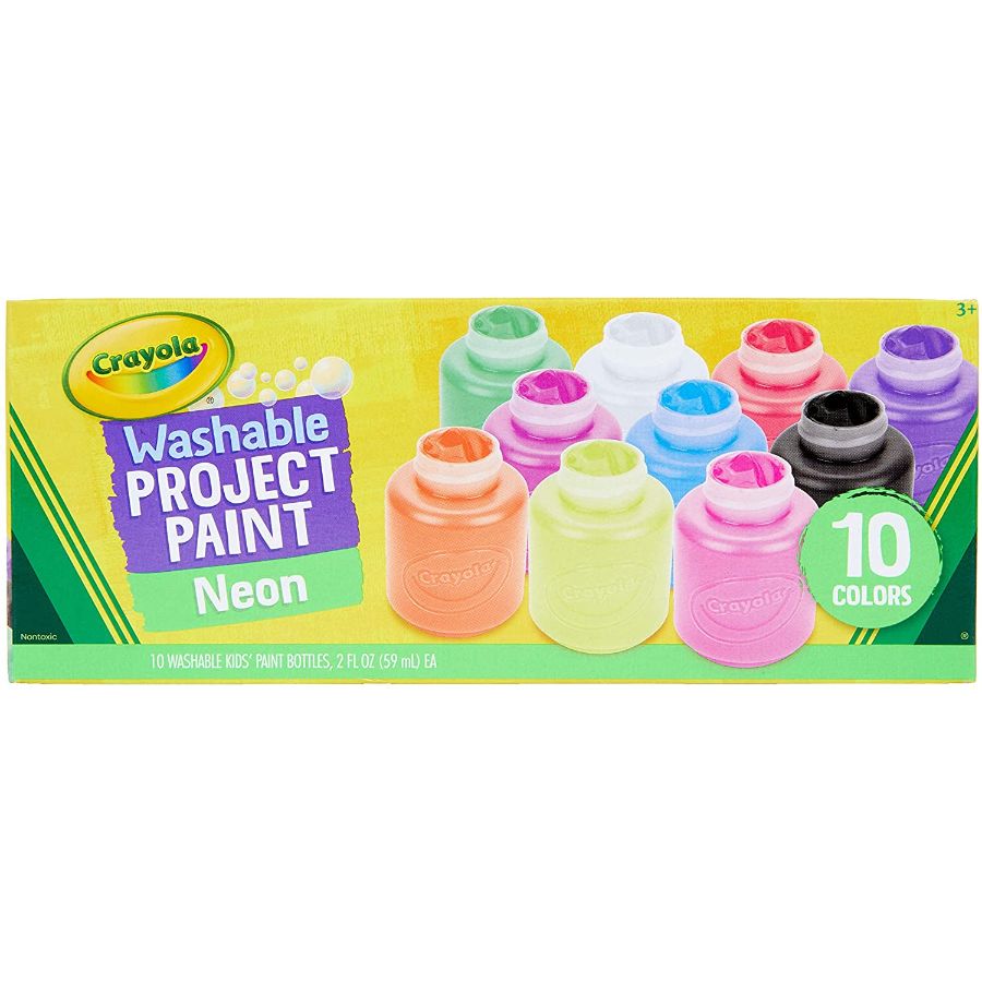 Crayola Washable Neon Paint 10 Colour