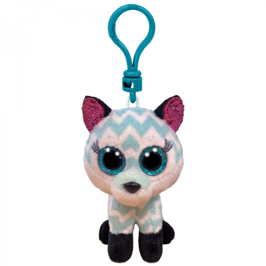 Beanie Boos Clips Atlas Fox Aqua