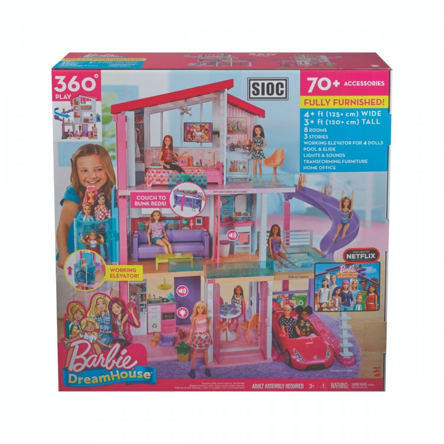 Barbie Dreamhouse With Wheelchair Elevator