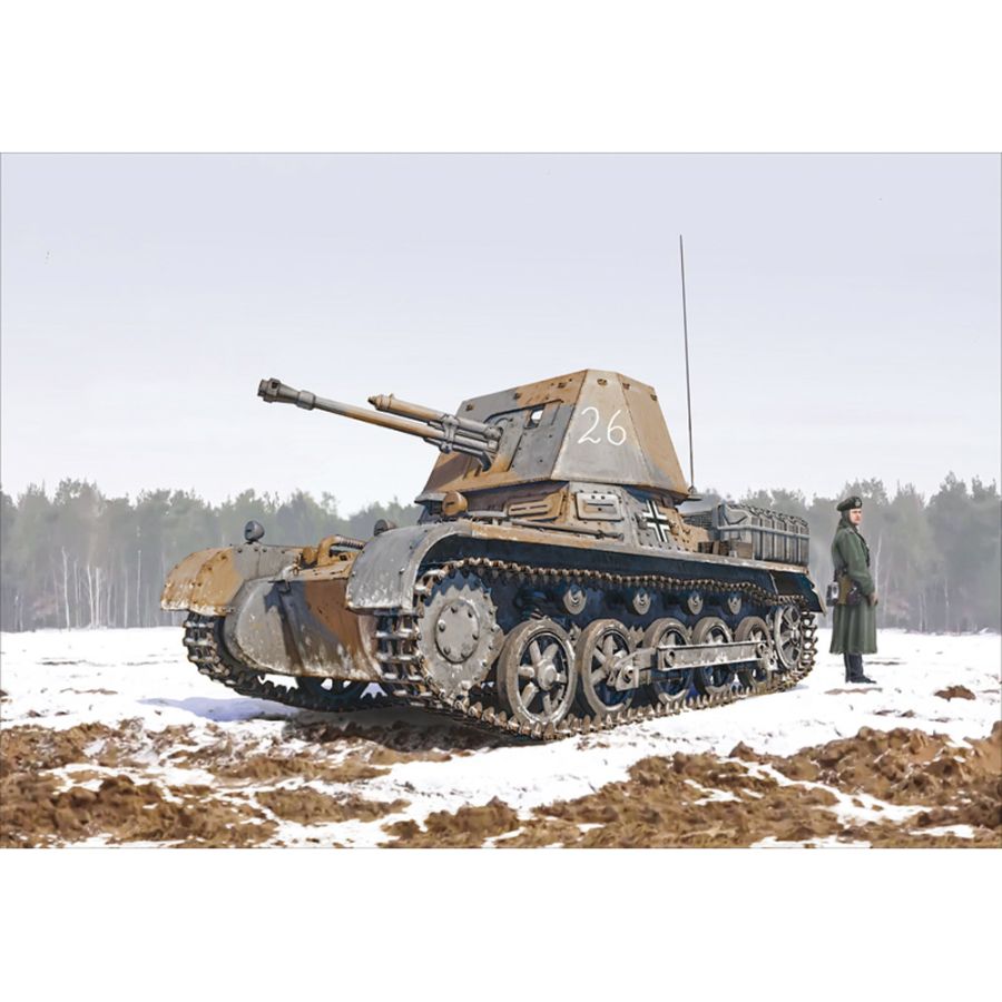 Italeri Model Kit 1:35 Panzerjager I Tank