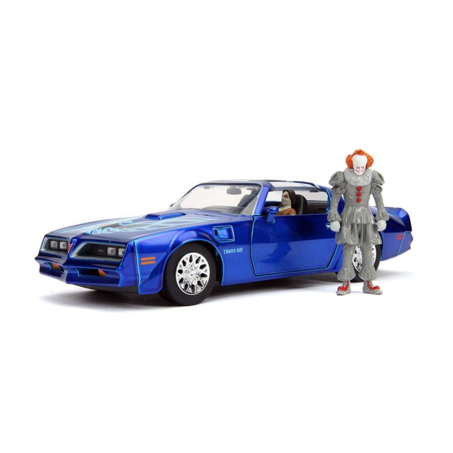 Jada Diecast 1:24 IT Pennywise With 1977 Pontiac Firebird