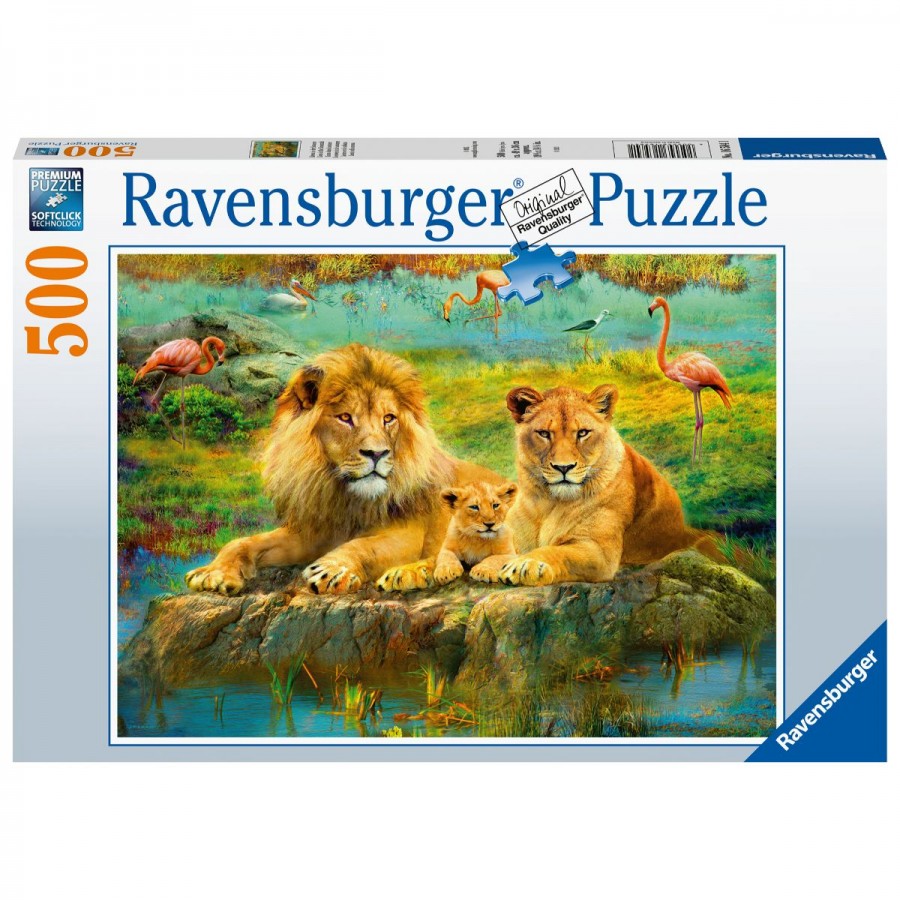 Ravensburger Puzzle 500 Piece Lions In The Savannah