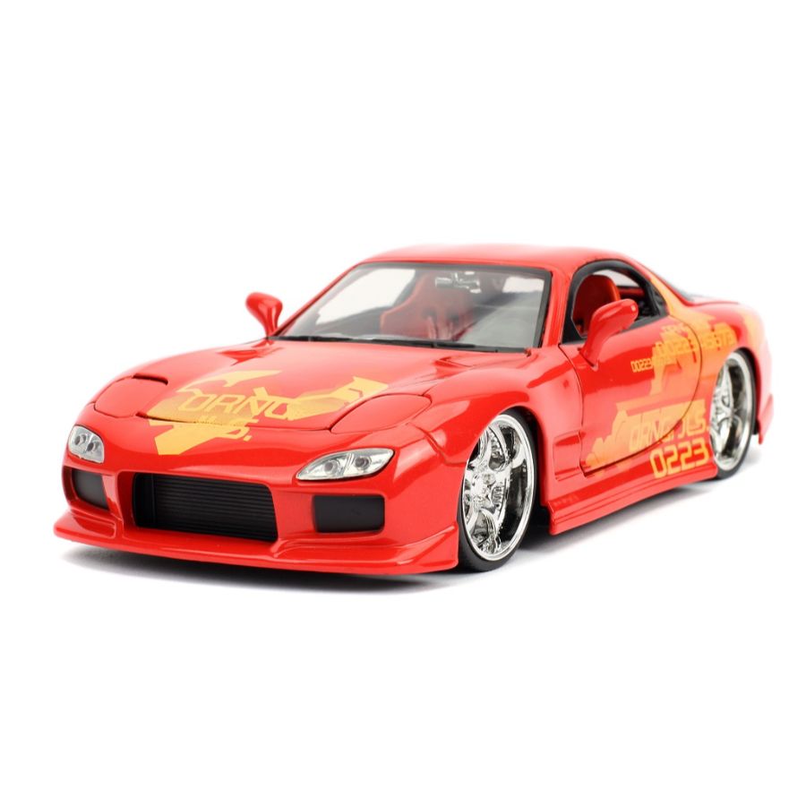 Jada Diecast 1:24 Fast & Furious Julius Orange Mazda RX-7
