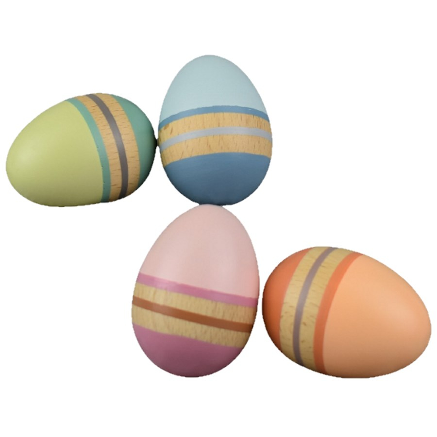 Egg Shaker Wooden Calm & Breezy Assorted