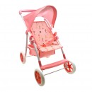 Dolls World Flowers Four Wheel Folding Dolls Stroller