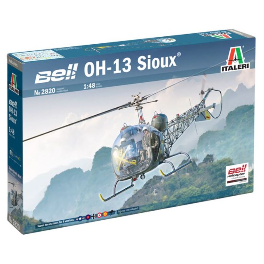 Italeri Model Kit 1:48 OH-13 Sioux Korean War