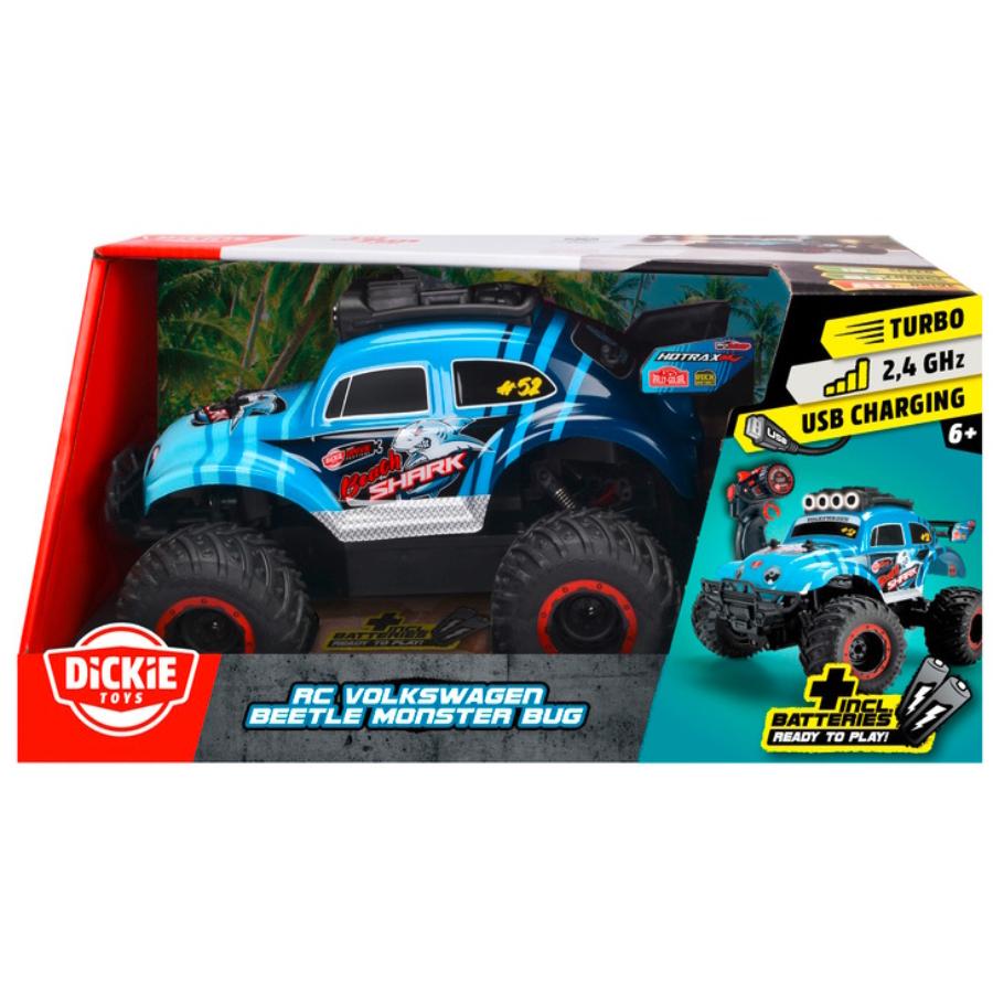 Dickie Toys Radio Control Volkswagen Beetle Baja Bug Including Batteries