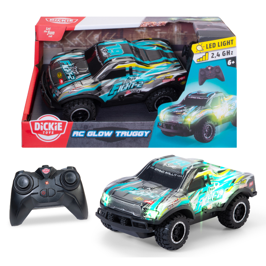 Dickie Toys Radio Control Glow Truggy Including Batteries