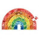 Crocodile Creek 100 Piece Puzzle Rainbow Animals