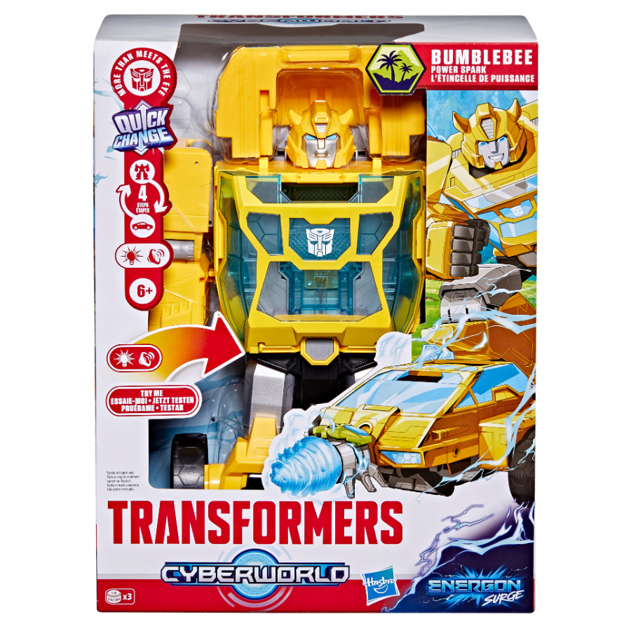 Transformers Cyberworld Energon Surge Power Spark Bumblebee