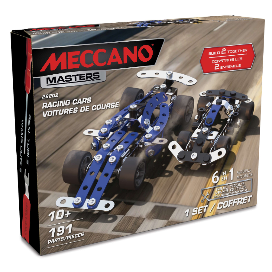 Meccano Masters 5 Model Set Race Cars