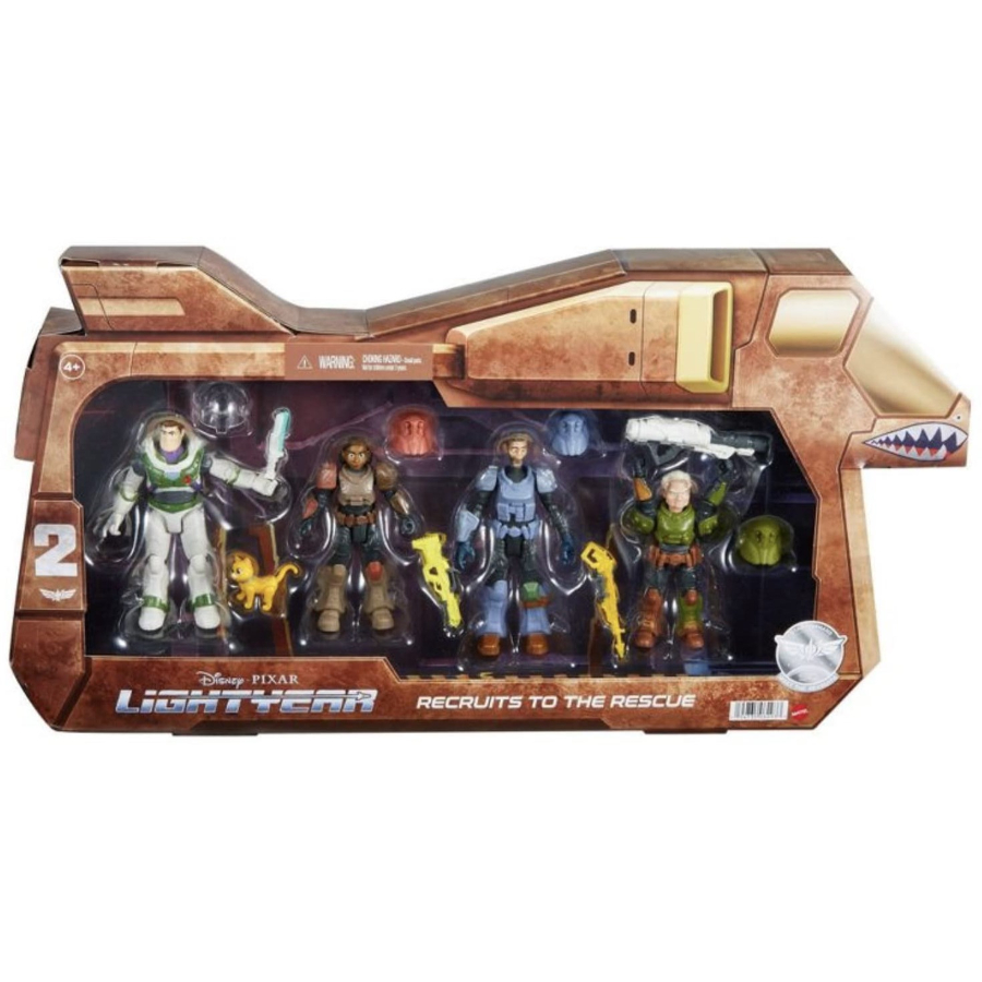 Disney Lightyear Recruits To The Rescue Figure 4 Pack & Accessories