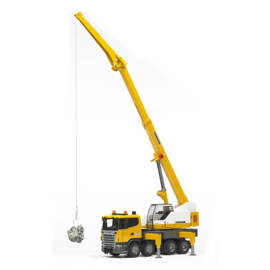 Bruder Scania Liebherr Crane Truck With Light & Sound