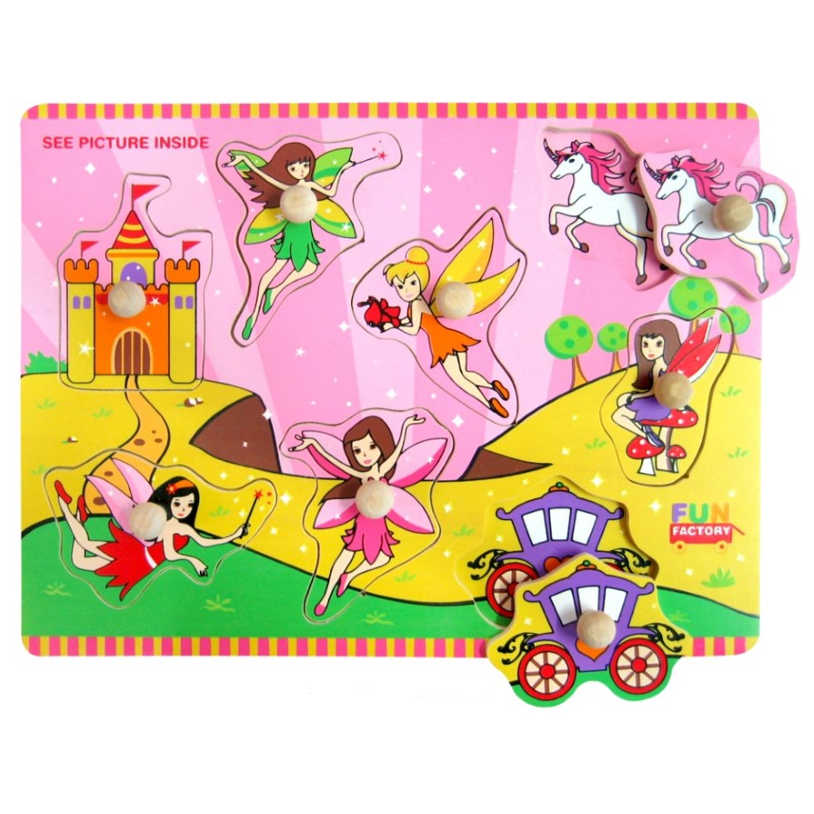 Wood Knob Puzzle Fairy