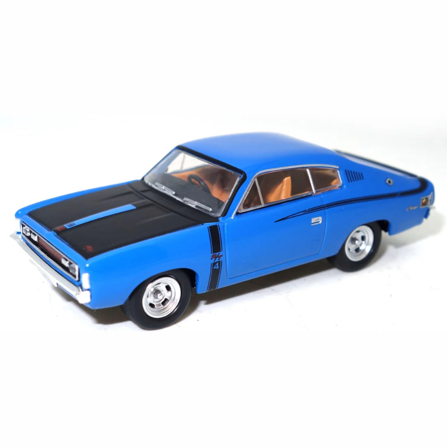 Cooee Classics Diecast 1:64 1973 Chrysler E49 Charger RT Blue