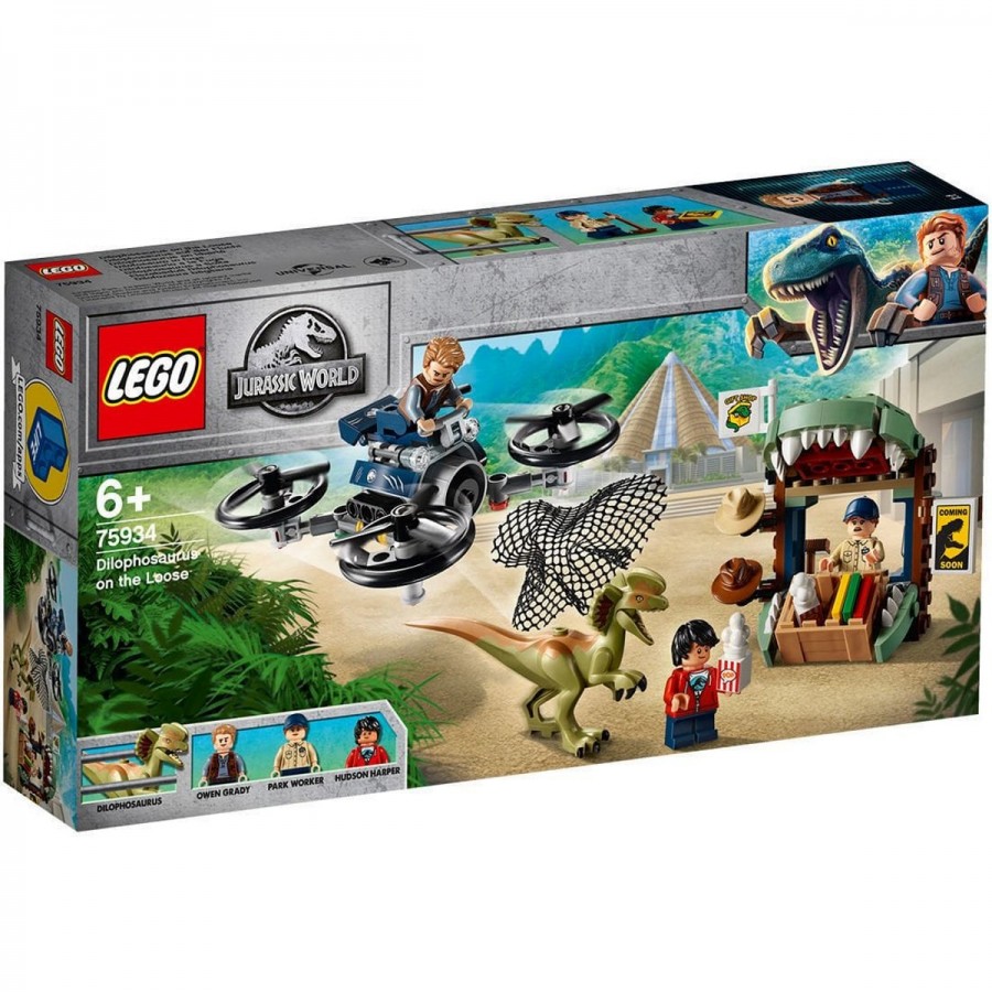 LEGO Jurassic World Dilophosaurus On The Loose