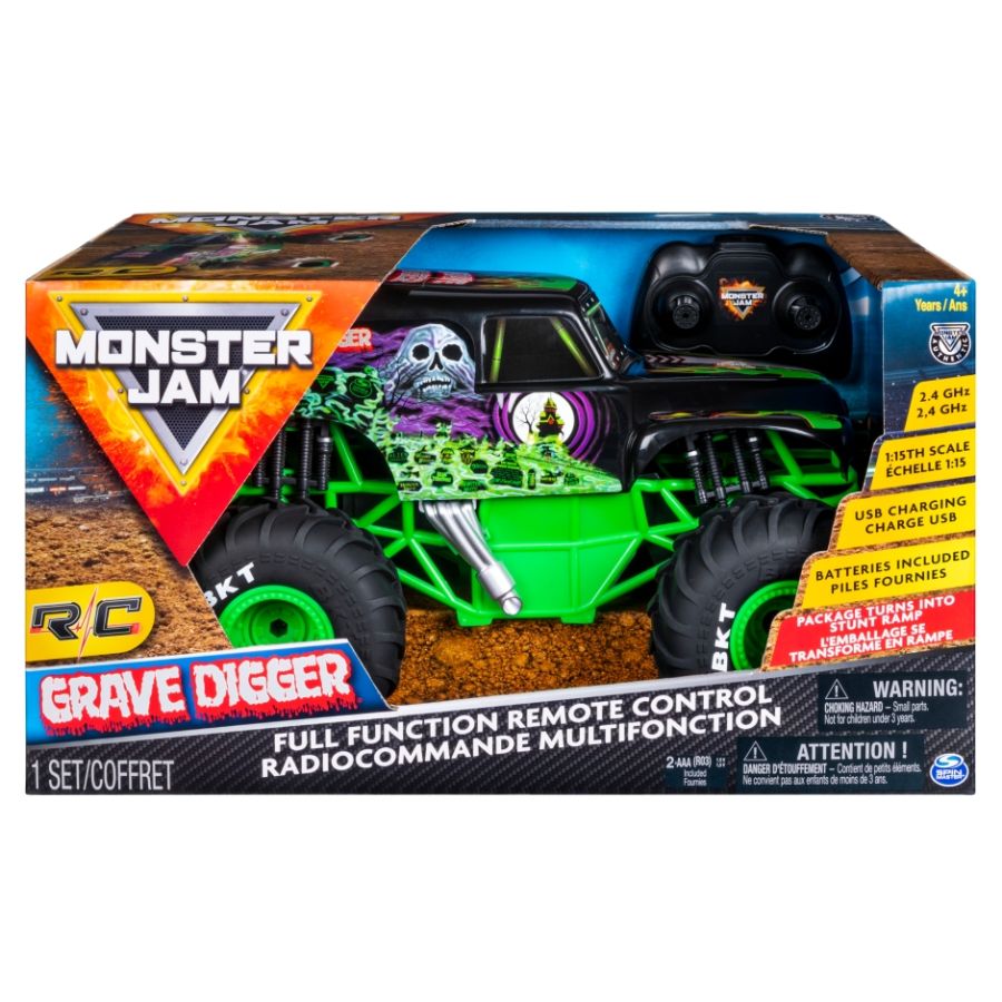 Monster Jam Radio Control Grave Digger 1:15 Scale