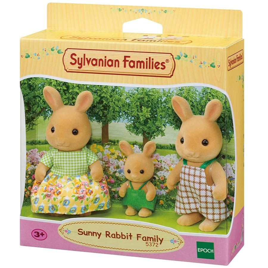 Sylvanian Families Sunny Rabbit Family 3 Figure Pack
