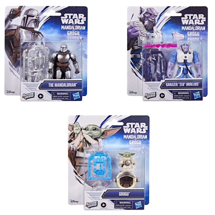 Star Wars Mandalorian & Grogu Movie Actionverse Figure Assorted