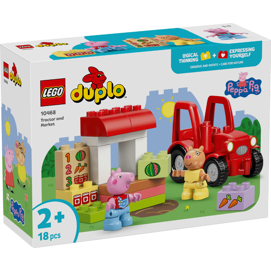 LEGO DUPLO Peppa Pig Tractor & Market