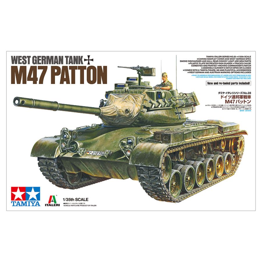 Tamiya Model Kit 1:35 West German Tank M47 Patton