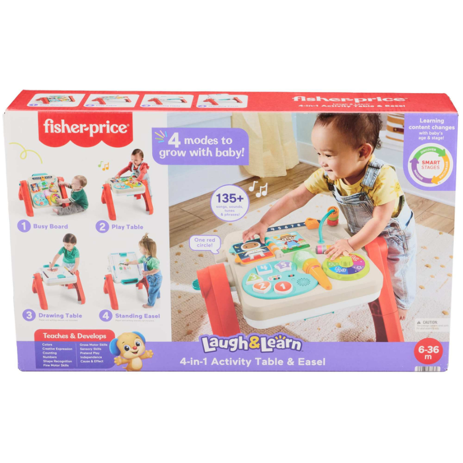 Fisher Price Laugh & Learn 4 In 1 Activity Table & Easel