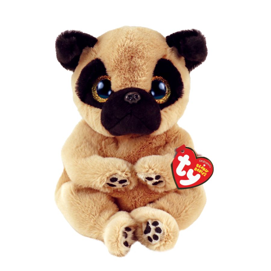 Beanie Boos Regular Plush Izzy Dog Tan With Black Ears
