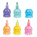 Octopus Highlighters 6 Pack