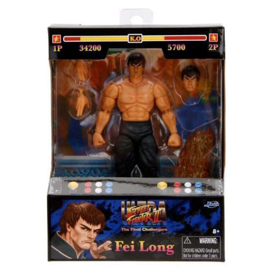 Jada Toys Street Fighter Fei Long 6 Inch Figure