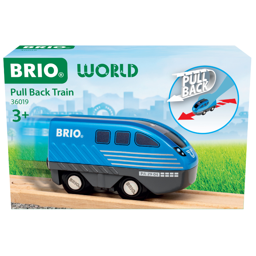 Brio Wooden Train Vehicle Pull Back Train