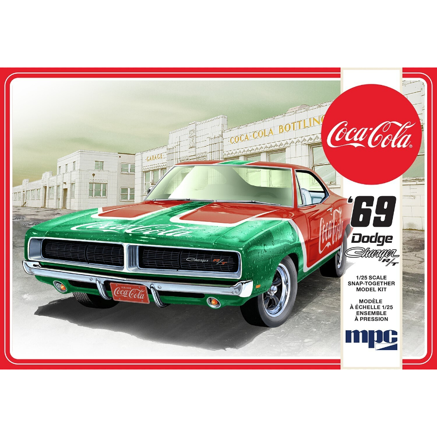MPC Model Kit 1:25 1969 Dodge Charger RT Coca Cola Snap Kit